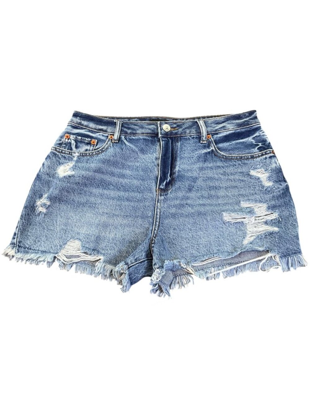 House of Harlow Shorts Denim High Rise (28)